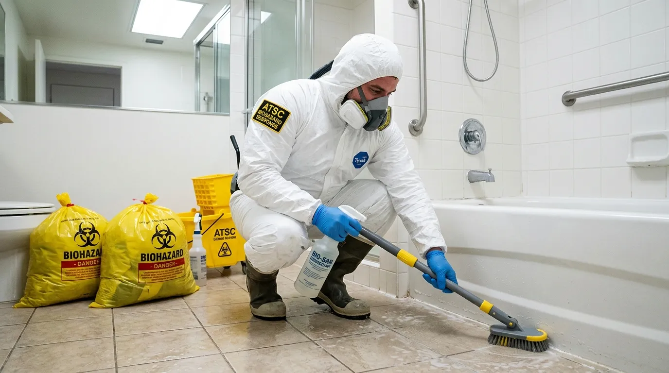 Decontamination equipment deployed for Blood Cleanup in Munster